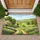 Winding Dirt Path Village Wildflower Hills - Spring Home Decor Gift Doormat - 1