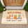 Welcome Home Sweet Home Corgi Cat Rabbit Paw Prints Farmhouse Home Decor Gift for Pet Lovers Doormat - 1