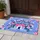 Welcome Script House Picket Fence Floral Garden - Home Entryway Decor Gift Doormat - 5