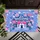 Welcome Script House Picket Fence Floral Garden - Home Entryway Decor Gift Doormat - 6