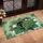 Curious Black Cat Monstera Tropical Leaves - Home Decor Gift for Cat Lover Doormat - 4