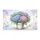 Vibrant Hydrangea Flower Bouquet Metal Pot Floral Shapes - Garden Home Decor Gift Doormat - 3