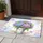 Vibrant Hydrangea Flower Bouquet Metal Pot Floral Shapes - Garden Home Decor Gift Doormat - 5