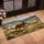 Shaggy Herding Dog Running Sheep Landscape - Farmhouse Decor Gift for Dog Lovers Doormat - 4