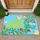 hello SPRING Birds Flowers Vines Strawberries - Welcome Spring Home Decor Gift Doormat - 1