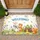 Rabbit Cat Frog Squirrel Welcome - Everyday Home Decor Gift for Animal Lovers Doormat - 1