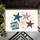 Stylized Starfish Home Sweet Home - Coastal Decor Gift for Beach Lovers Doormat - 6