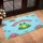 Green Cartoon Frog Lily Pad Welcome Dragonfly Lotus Pond - Everyday Home Decor Gift for Nature Lover Doormat - 4