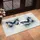 Abstract Shimmering Blue Gold Butterflies - Home Decor Gift for Butterfly Lover Doormat - 4