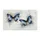 Abstract Shimmering Blue Gold Butterflies - Home Decor Gift for Butterfly Lover Doormat - 3