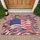 American Flag Fireworks Gold Stars - Independence Day Holiday Gift Doormat - 1