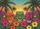 Tiki Masks Tropical Flowers Palm Sunset - Home Decor Gift for Tiki Lover Doormat - 7