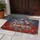 God Bless America Uncle Sam Hat Fireworks Wildflowers - Independence Day Home Decor Doormat - 5