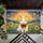 White Rabbit Sunflower Wildflower Field Golden Sun - Home Decor Gift for Rabbit Lovers Doormat - 6