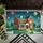 Grand Red Brick House Hot Air Balloons Magical Sky - Holiday Home Decor Gift Doormat - 6
