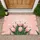 Hello Spring Lush Tulips Graceful Butterflies Bouquet - Spring Home Decor Gift Doormat - 1