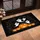 White Ghosts Orange Jack-O-Lanterns Tangled Spooky Vines Bats - Halloween Party Decor Doormat - 4