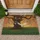 Burnt Orange Sky Treehouse Hammock Dreamcatcher Grass - Boho Home Decor Gift Doormat - 1
