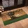 Burnt Orange Sky Treehouse Hammock Dreamcatcher Grass - Boho Home Decor Gift Doormat - 4