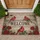 Red Cardinal Birds Welcome Sign Rose Floral Rustic Farmhouse Home Decor Gift Doormat - 1