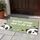 Panda Faces Welcome Friends Greeting Stars Hearts Polka Dots Home Decor Gift for Friends Doormat - 5