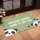 Panda Faces Welcome Friends Greeting Stars Hearts Polka Dots Home Decor Gift for Friends Doormat - 4