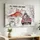 Custom Christmas Family Canvas Print, Personalized Family Name Red Truck Wall Art, All Roads Lead Home At Christmas Canvas - 2
