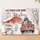 Custom Christmas Family Canvas Print, Personalized Family Name Red Truck Wall Art, All Roads Lead Home At Christmas Canvas - 4