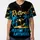 Retired Beach Palm Tree Scene - Retirement Celebration Gift for Retirees Baseball Jersey - 3