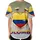 Gold Colombian Flag Heart COLOMBIA Corazon Script - Cultural Heritage Celebration Gift Baseball Jersey - 4