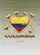Gold Colombian Flag Heart COLOMBIA Corazon Script - Cultural Heritage Celebration Gift Baseball Jersey - 6