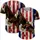 Bald Eagle American Flag - Independence Day Gift for Veterans Baseball Jersey - 5