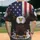 Bald Eagle American Flag Stars Stripes - Independence Day Gift for Veterans Baseball Jersey - 2