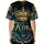 Ornate Golden Crowns King Script Flourishes - Royal Event Gift for Men Baseball Jersey - 4