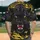 Snarling Black Big Cat Head Fangs Yellow Eyes Claw Paw Yellow Lightning - Wildlife Lover Gift Baseball Jersey - 2