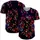 Vibrant Glowing String Lights Dark Night Scene - Festive Party Celebration Event Baseball Jersey - 5