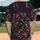 Vibrant Glowing String Lights Dark Night Scene - Festive Party Celebration Event Baseball Jersey - 2