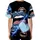 Blue Brown Leopard Print Lips Heart Cosmic Stars - Wild Style Fashion Gift Baseball Jersey - 4