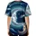 Crescent Moon Faces Night Sky - Space Lover Gift Baseball Jersey - 4