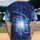Cosmic Spiral Galaxy Stars Distant Nebulae Expanse - Space Lover Gift Baseball Jersey - 2