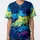 Prominent Sharks Group Lines Paint Splatters Ocean Life Gift for Marine Fans Baseball Jersey - 3