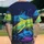 Prominent Sharks Group Lines Paint Splatters Ocean Life Gift for Marine Fans Baseball Jersey - 2