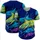 Prominent Sharks Group Lines Paint Splatters Ocean Life Gift for Marine Fans Baseball Jersey - 5
