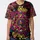 Multi-layered Petal Concentric Circle Mandala Floral Psychedelic Paisley Starburst - Boho Lifestyle Baseball Jersey - 3