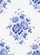 Cobalt Indigo Blue White Peony Chrysanthemum Floral Vine - Everyday Wear Baseball Jersey - 6