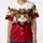 Western Cartoon Cats Peeking Cowboy Hats Red Bandanas Zigzag Line - Cat Lover Everyday Baseball Jersey - 3