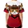 Western Cartoon Cats Peeking Cowboy Hats Red Bandanas Zigzag Line - Cat Lover Everyday Baseball Jersey - 4