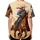 Cowboy Galloping Horse Blue Denim Red Bandana Desert Kicking Dust - Western Lifestyle Baseball Jersey - 4