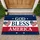 God Bless America Flag Hearts - Independence Day Gift for Veterans Doormat - 1