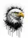 Men's Baseball Jersey, Stylized Eagle Head Design, Mixed Color, Multiple Specifications Available, Dynamic Ink-Splatter Art, Sport-Ready Apparel for Athletic Scenes - 6